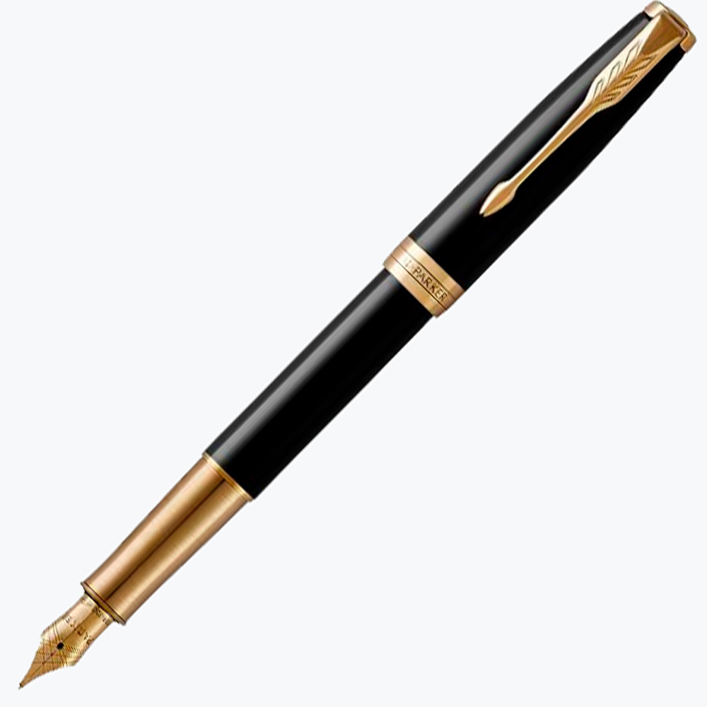 Перьевая ручка Parker Sonnet Laque Black GT 18K
